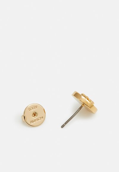 Tory Burch KIRA CIRCLE STUD EARRING - Örhänge - gold-coloured/new ivory
