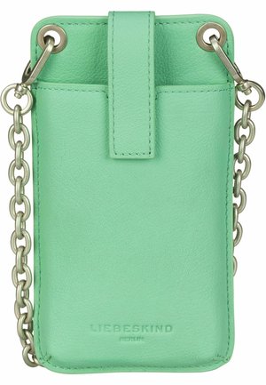 Liebeskind Berlin BASIC MOBILE POUCH EDLE HANDYTASCHE AUS LEDER - Étui à portable - spring water