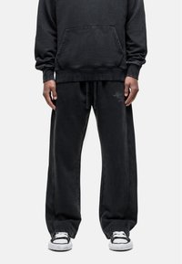 ATELIER WIDE LEG PANTS - Pantalon de survêtement - black