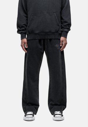 ATELIER WIDE LEG PANTS - Tracksuit bottoms - black