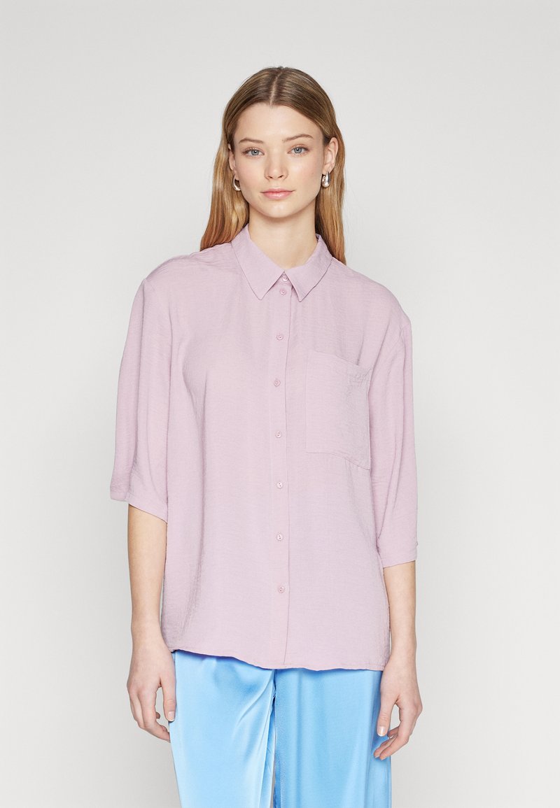 JDY DIVYA 3/4 LOOSE NOOS - Button-down blouse - mauve shadows