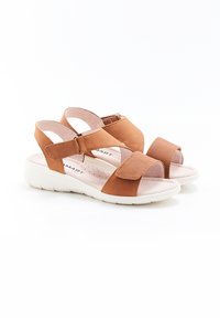 Damart OUVERTURE TOTALE - Sandalias de cuña - brown