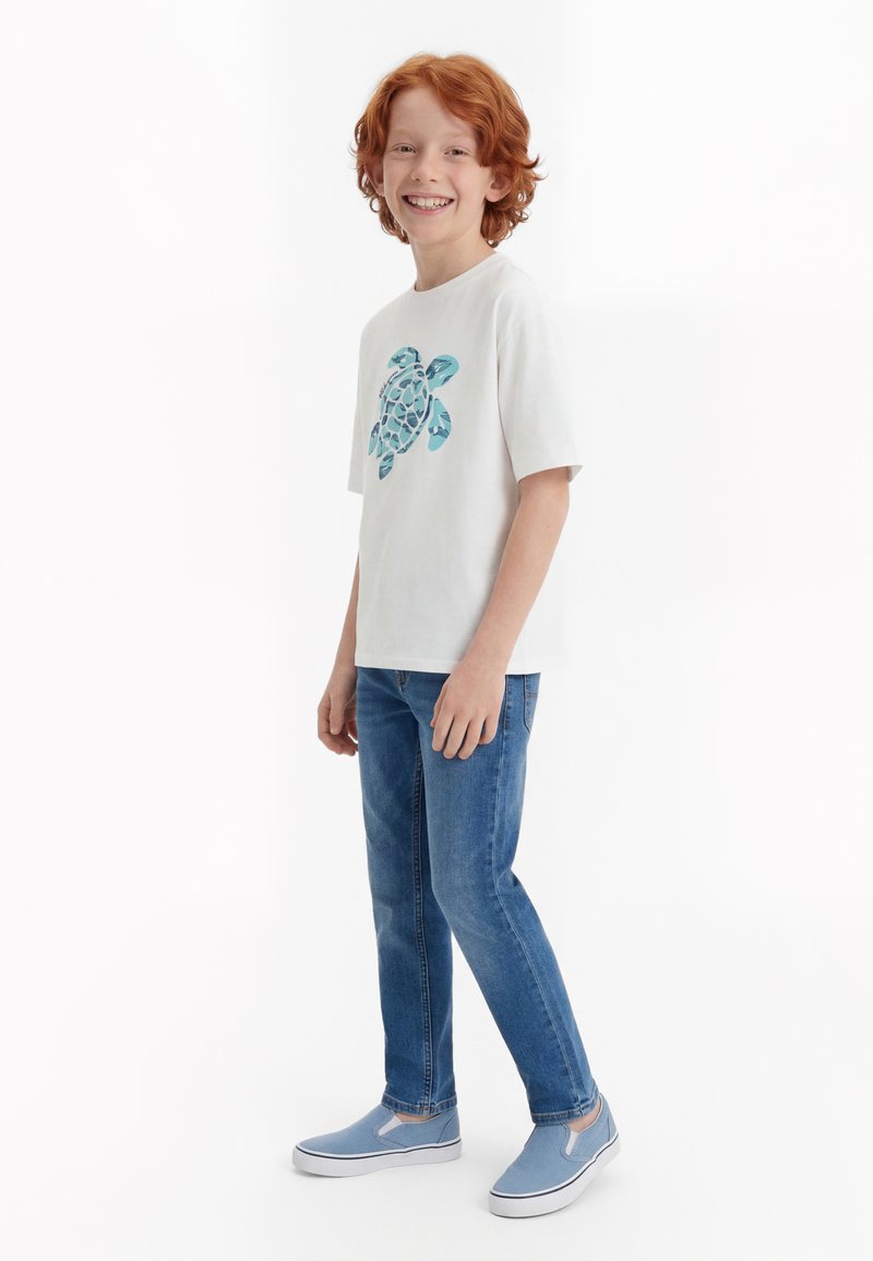 Vilebrequin GASPARD UNISEX - T-shirt con stampa - blanc