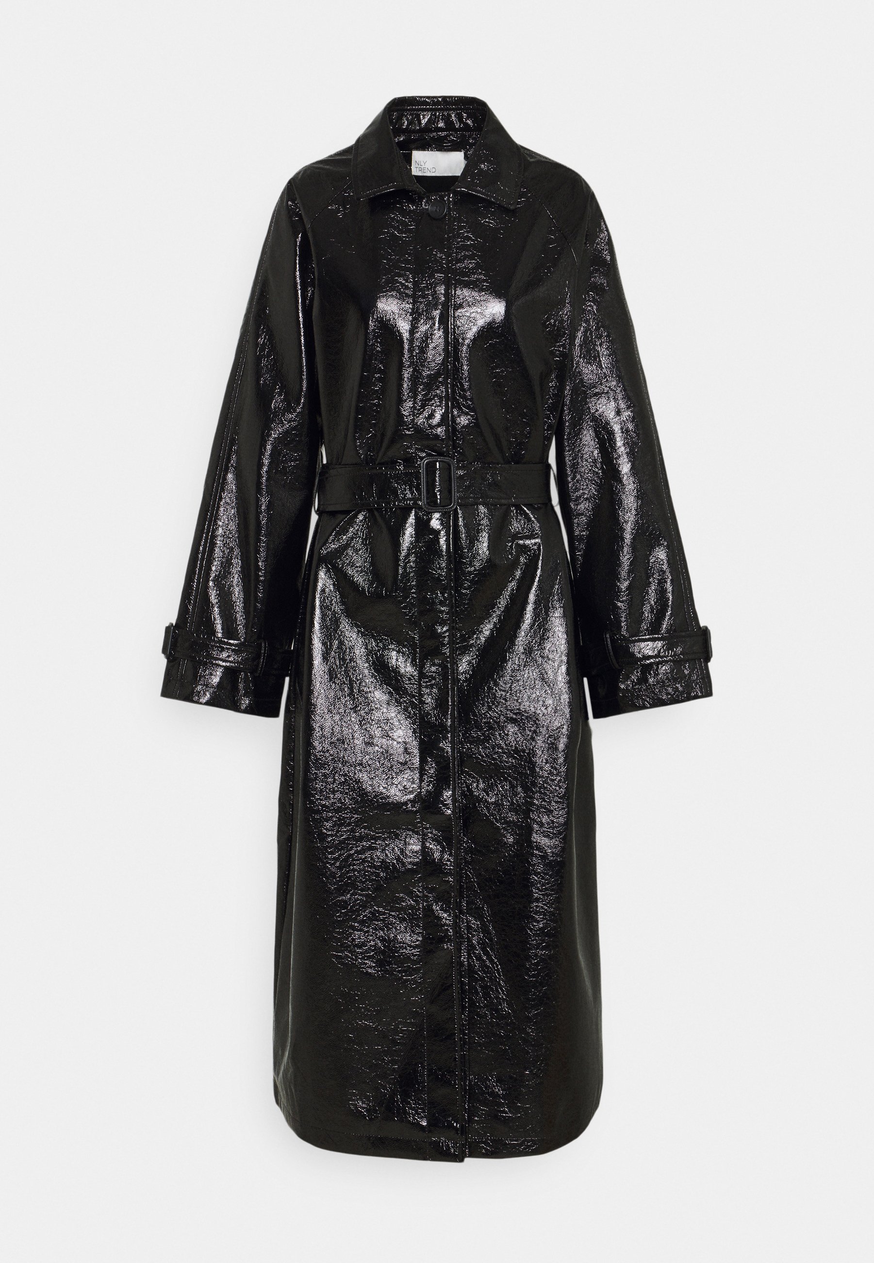 black button up coat