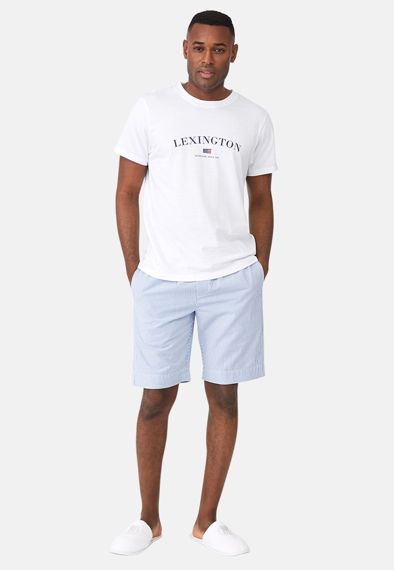 Herren Pyjamas | Lexington 2 PIECE SET Nachtwäsche Set lt blue/white/hellblau - DD61911 Herren Pyjamas | Lexington 2 PIECE SET Nachtwäsche Set lt blue/white/hellblau - DD61911