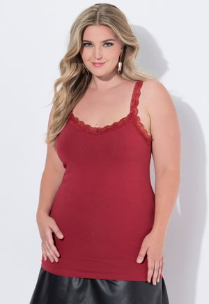 SLIM FIT - Top - velvet red