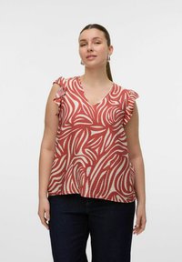 Vero Moda Curve Blouse - marsala