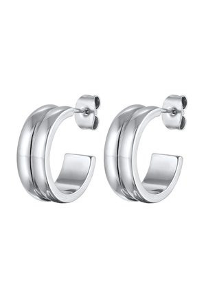MODERN HOOPS - Boucles d'oreilles - silberfarben