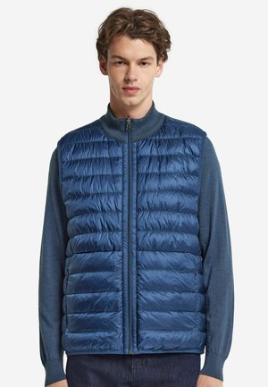 Weste - blau  melange baltic blue