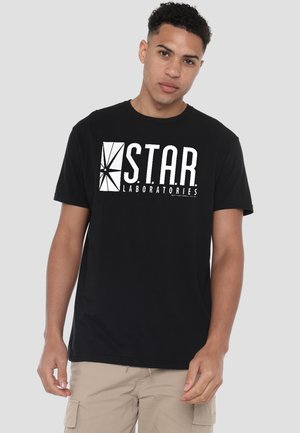Cotton Soul, THE FLASH S.T.A.R. - Print T-shirt - black