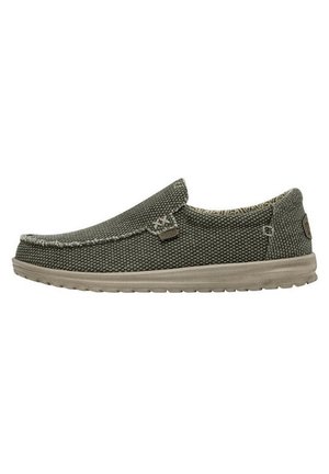 MIKKA BRAIDED 40124 3VE ARMY - Instappers - verde