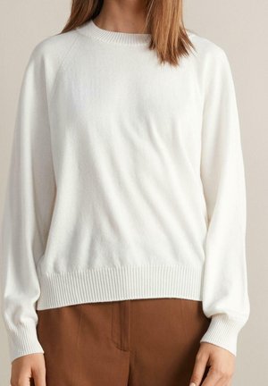 Strickpullover - white