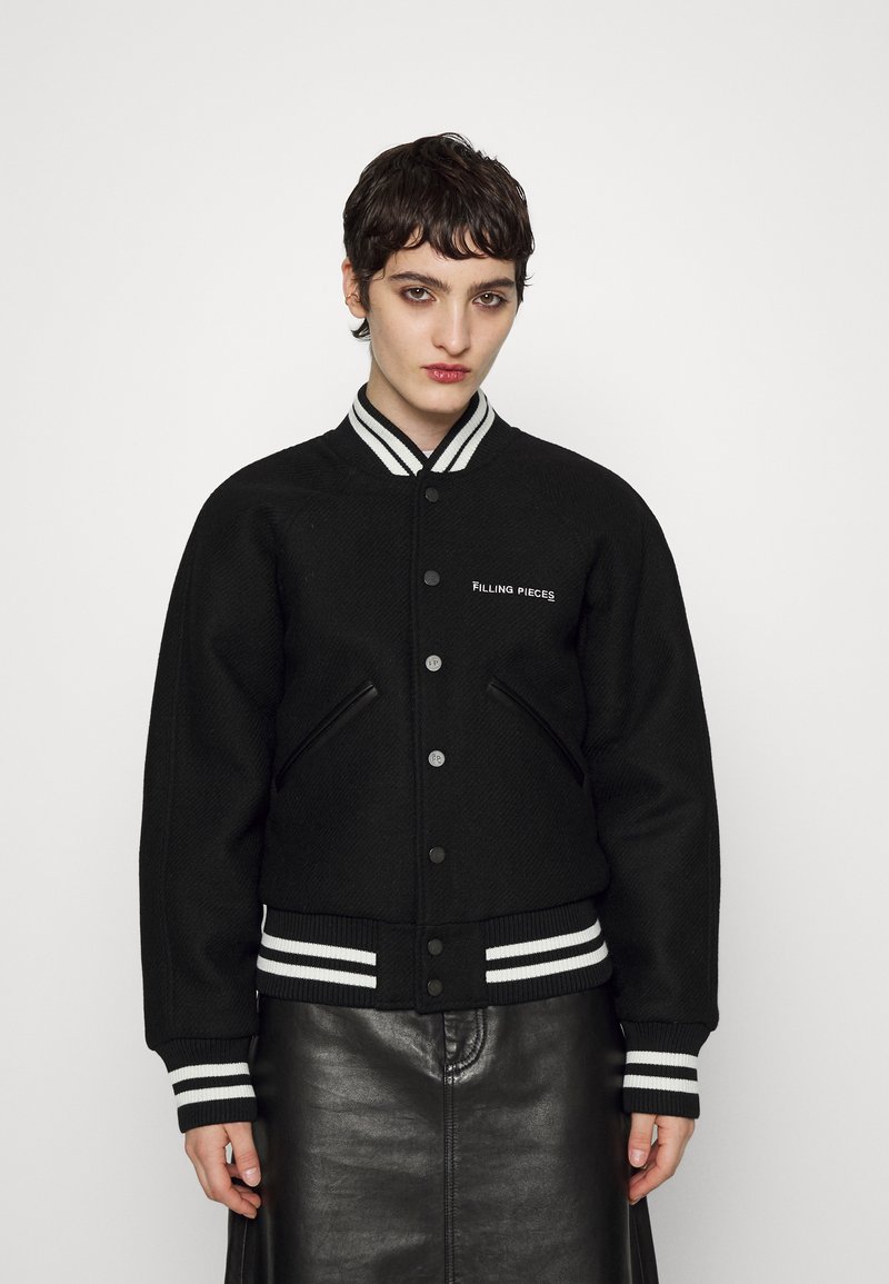 Filling Pieces FEMALE VARSITY JACKET Bomber Jacket black Zalando.ie