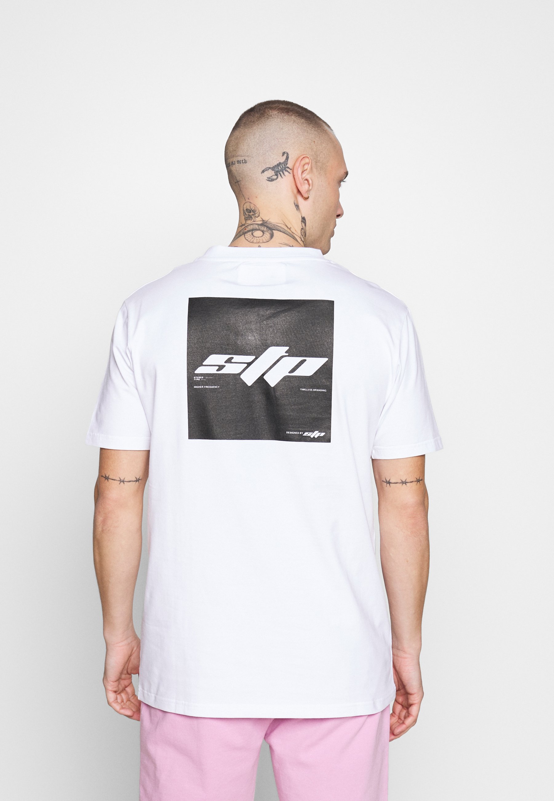 STEREOTYPE STEREOTYPE PATCH T shirts med print white STEREOTYPE STEREOTYPE PATCH - T-shirts med print - white