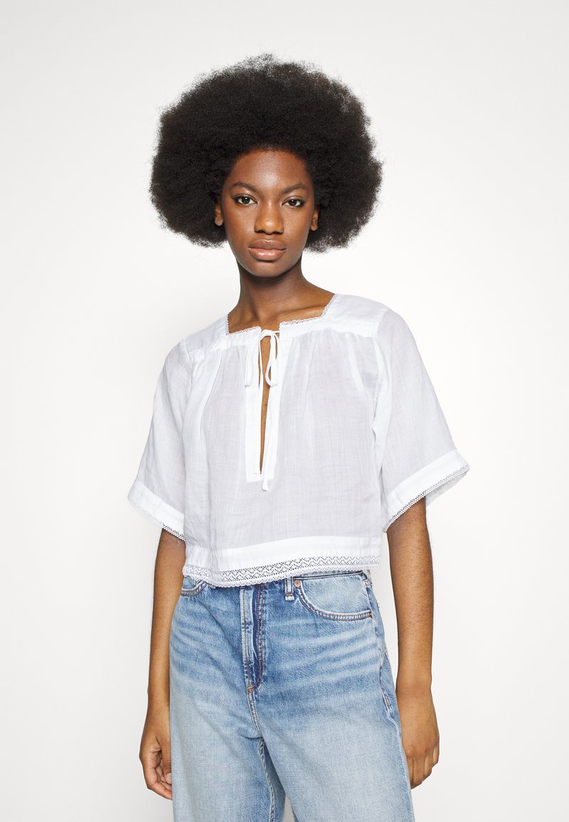 Damen Kleider | rag & bone CHARLOTTE T-Shirt print white/weiß - RY22165 Damen Kleider | rag & bone CHARLOTTE T-Shirt print white/weiß - RY22165