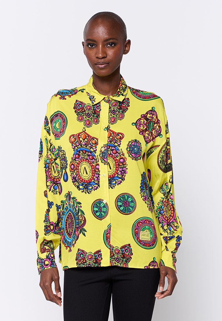 Versace Jeans Couture Overhemdblouse geel