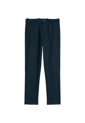 REGULAR MIT GRIFF - Pantalon classique - dark navy