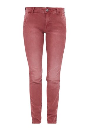 Jeans Skinny - burnt orange denim