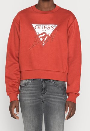 Sweatshirt - dark red