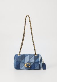 QUILTED PATCHWORK DENIM TABBY SHOULDER BAG 20 - Handtasche - blue denim