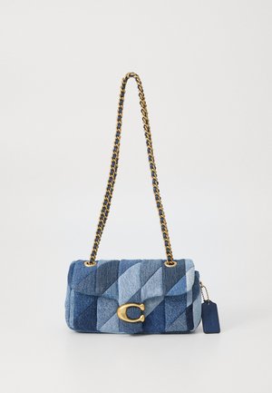QUILTED PATCHWORK DENIM TABBY SHOULDER BAG 20 - Handbag - blue denim