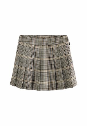 CHECK - REGULAR FIT - Skladaná sukňa - neutral