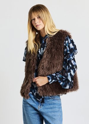 Calliope Veste sans manches - cioccolato