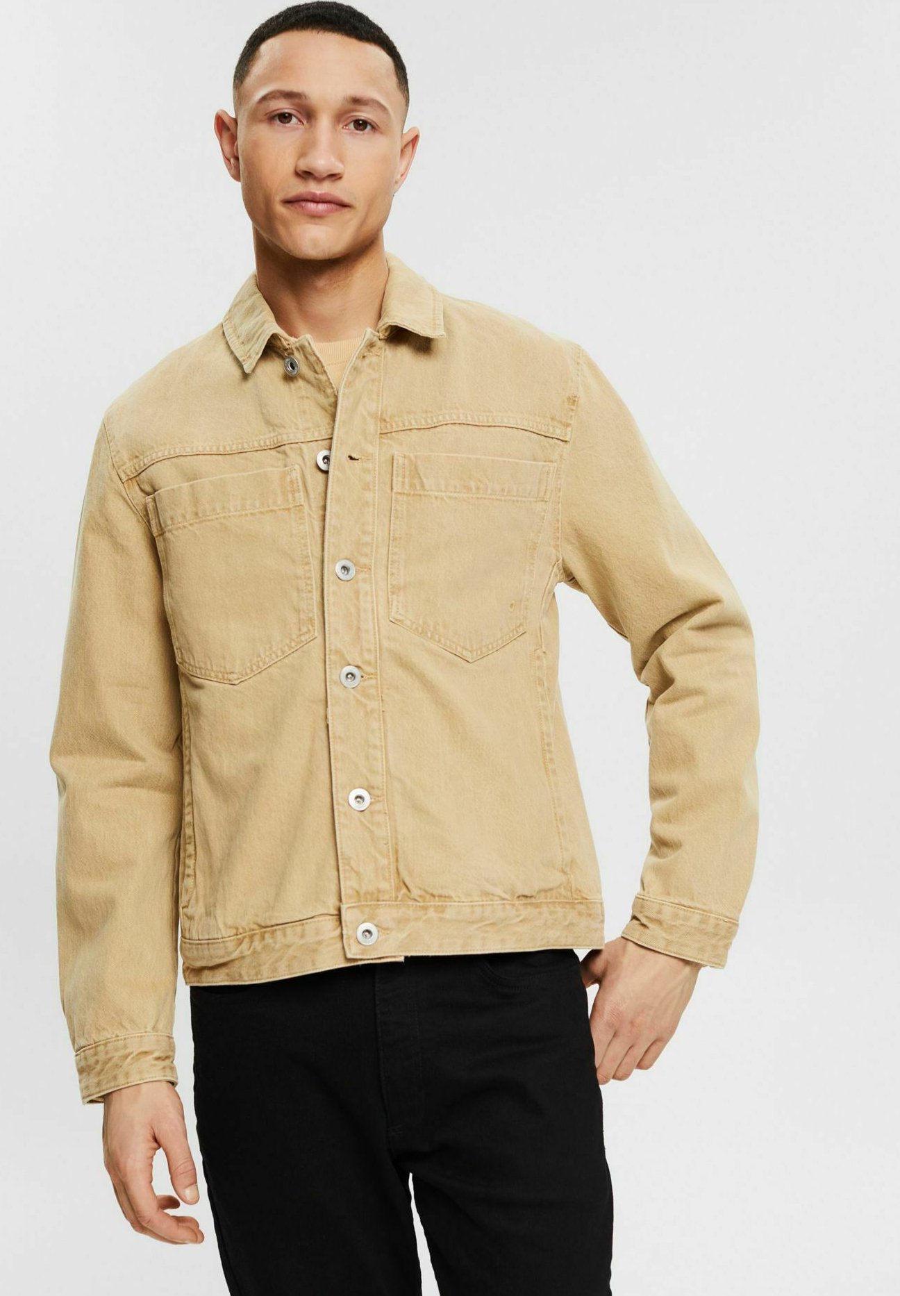 Esprit Denim jacket - sand/mottled 