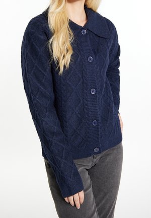 Vest - mottled dark blue