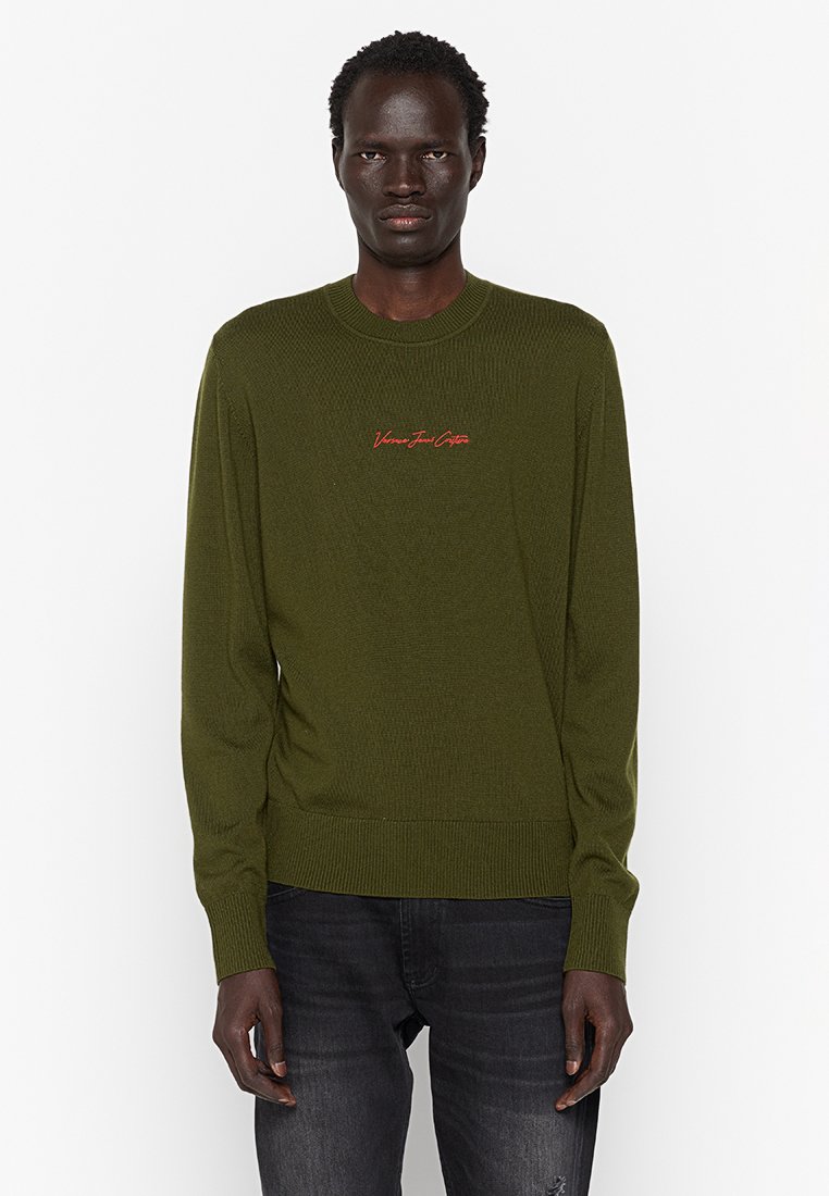 Versace Jeans Couture Trui olijfgroen Versace Jeans Couture Trui olijfgroen