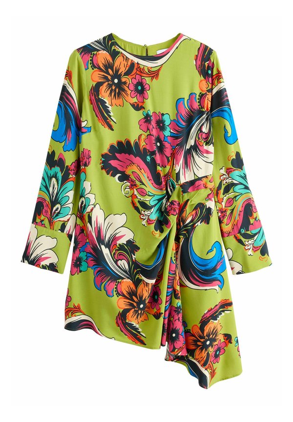 MINI DRAPEY LONG SLEEVE ASYMMETRIC - Freizeitkleid