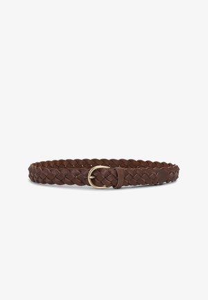 Les Deux, BRAIDED BELT - Плетен колан - brown
