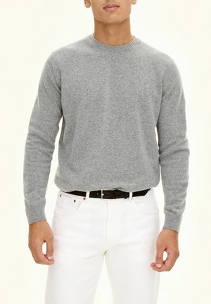 LUKE ROUNDNECK - Neule - grey melange