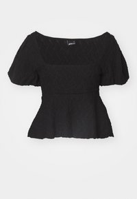PEPLUM  - Blusa - black