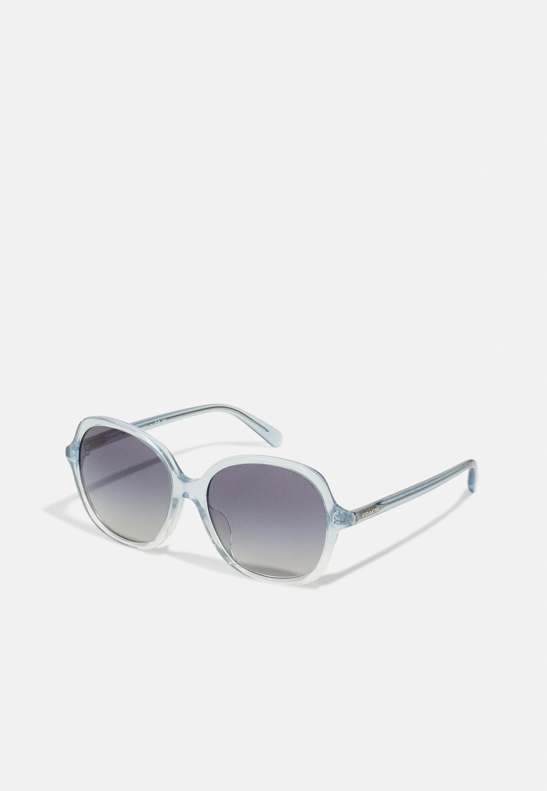 Coach Oversized Square Sunglasses — Gradient Transparent Blue | NWT Sunglasses Coach HC8395U CR614 | Free Shipping | Glasses.com® main image 2