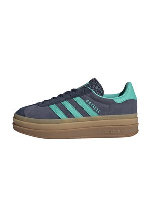 adidas Originals GAZELLE BOLD - Baskets basses - shadow navy acid mint legend ink