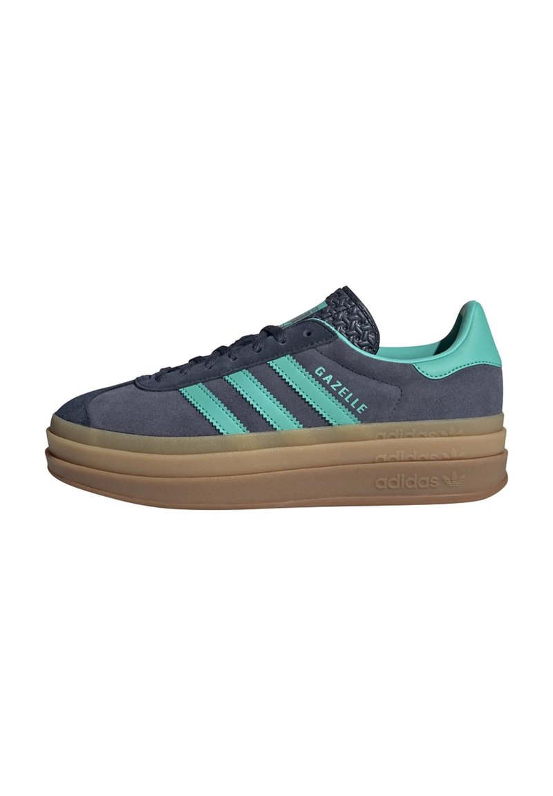 adidas Originals GAZELLE BOLD - Tenisky - shadow navy acid mint legend ink