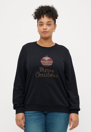 CARXMAS SNOW O NECK - Melegítőfelső - black