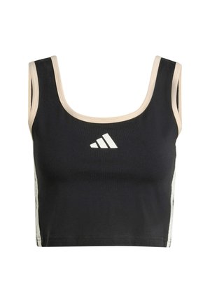 adidas Sportswear, STADIUM TANK - Top - black   crystal linen   off white