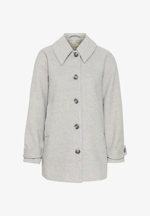 Kaffe, KAMAJA BUTTON - Pitkä takki - grey melange