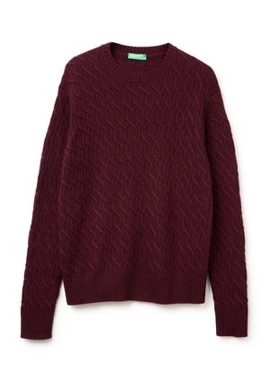 CABLE  - Strickpullover - red