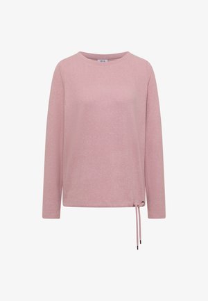 Cecil, LANGARM SHIRT MIT BOAT NECK UND TUNNELZUG - T-shirt à manches longues - velvet rose melange