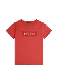 Freddy LEGGERO CON GRAFICA FLOREALE - Camiseta estampada - poppy red