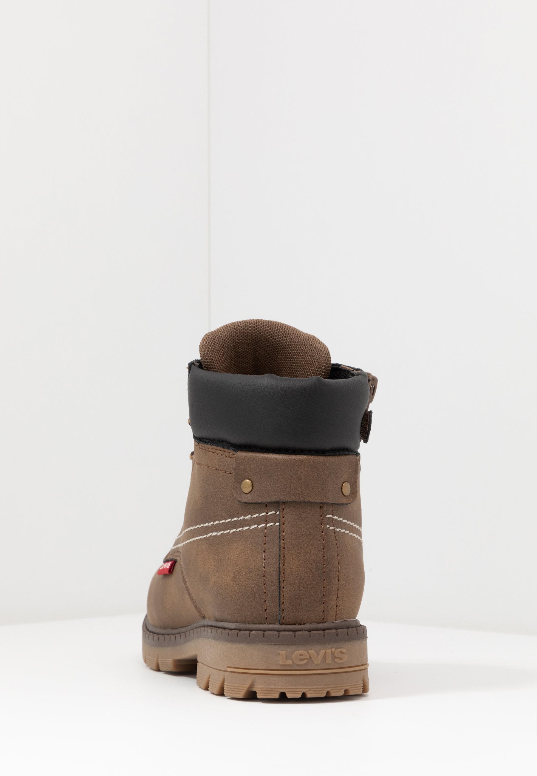 Levi's® NEW FORREST MID - Botines con cordones - brown/black/marrón -  Zalando.es