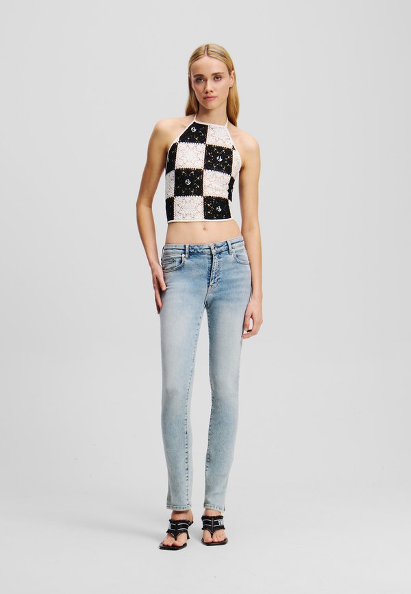 HIGH-RISE SPLIT-HEM - Jeans Skinny Fit