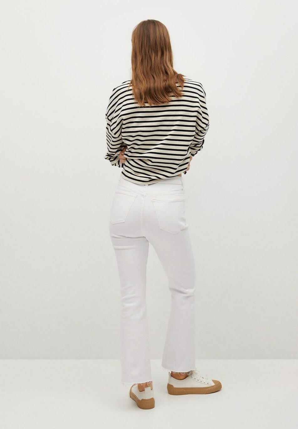 Mango SIENNA - Vaqueros a campana - wit/blanco - Zalando.es