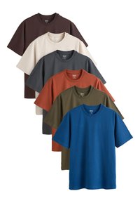 Niet geselecteerd, blue green grey orange white brown