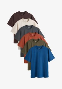 Niet geselecteerd, blue green grey orange white brown