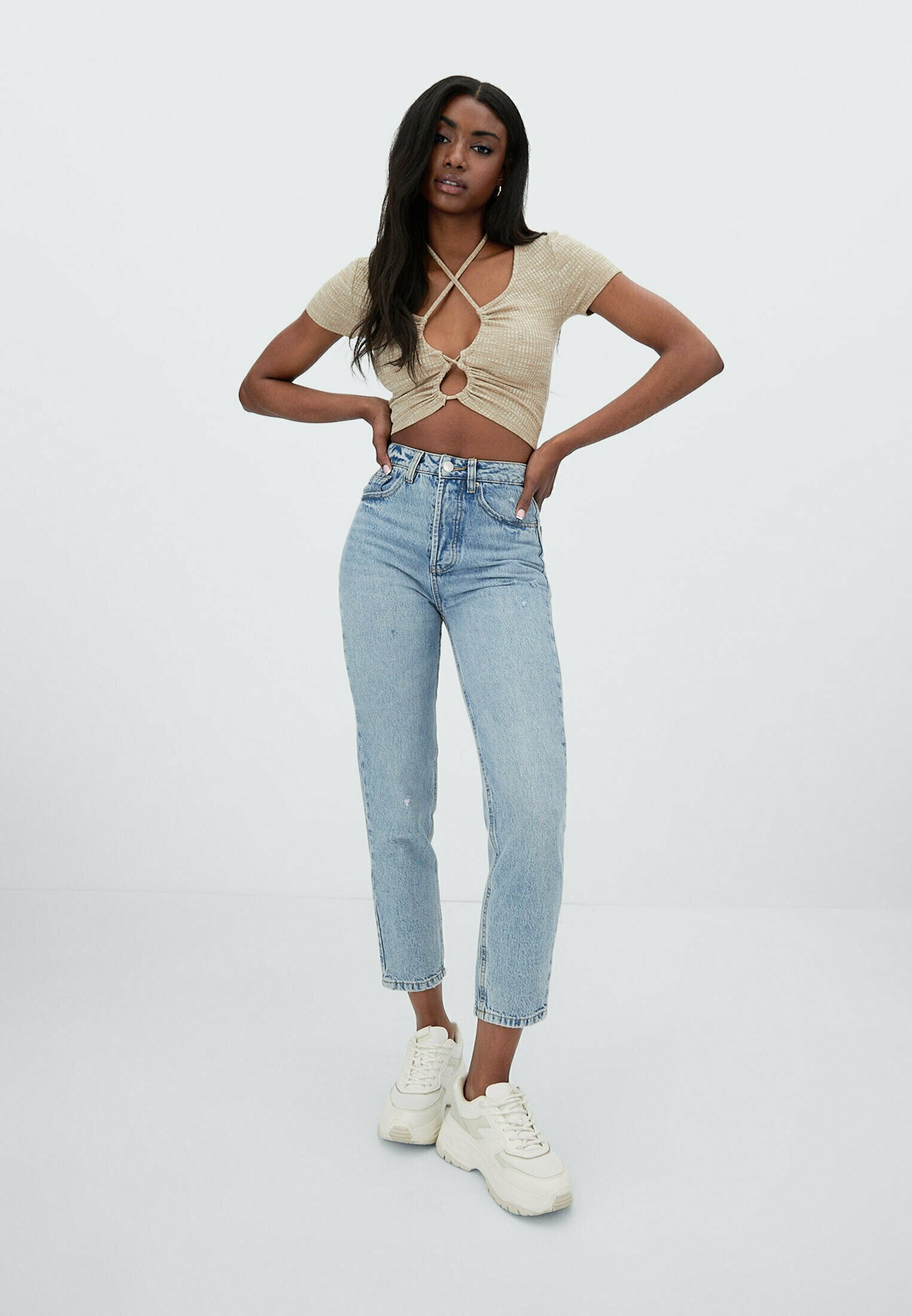 Stradivarius Jeans slim fit - blue denim/blu denim - Zalando.it