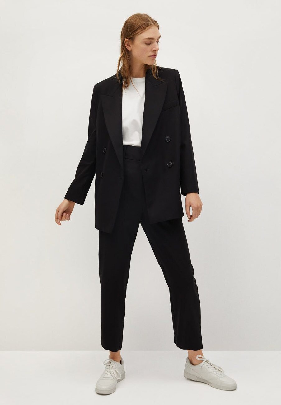 Mango CANAS I Blazer schwarzsvart Zalando.no Mango CANAS-I - Bukse - schwarz